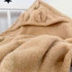 Дитячий махровое полотенце с уголком 100х100 см Oh My Kids Бежевый - изображение 2