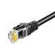 Патч-корд 3м UTP cat 6 RJ45 TopSpeed Ethernet Round Cable Black Essager (EXCWXY-JSC01) - изображение 4