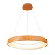 Люстра подвесная светодиодная, LED кольцо Levistella 781P2291 (600) DWD цвет темное дерево - изображение 2