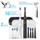 Набор электрических зубных щеток PECHAM Black and White Travel Set PC-084 (5630-43233) - изображение 3