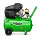 Масляный воздушный компрессор Helper HP-1098 50 л 10 бар 350 л/мин поршневой для гаража СТО мастерской электрический для покраски подкачки шин пневмоинструмента универсальный компактный производительный - изображение 2