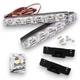 LED дневные ходовые огни Avtoaks универсальные 6 SMD 12V белый свет 2 шт - изображение 1