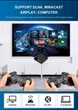 Ігрова консоль M8MINI Android ТВ приставка з 10000 ретро ігор Game Box 4K UHD з двома джойстиками смарт приставка для телевізора Android 10 Amlogic S905 Wi-Fi Bluetooth медіаплеєр з картою пам’яті 64GB підтримка NES Sega PlayStation PSP IPTV Miracast AirP - изображение 4