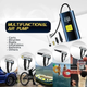 Автомобильный аккумуляторный компрессор беспроводной Suitu 6000 мАч 150 PSI 120W портативный насос для подкачки шин автокомпрессор с цифровым дисплеем аккумулятором и фонариком - изображение 2