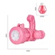 Детский пулемет генератор мыльных пузырей от батареек Bubble machine toy 2053407 розовый. - изображение 3