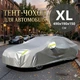 Чохол-тент на автомобіль XL від сонця та снігу, водонепроникний захисний автотент від дощу, пилу, морозу та ультрафіолету - зображення 1