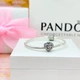 Срібна бусина Pandora Корона королеви з рожевим камнем 790763C01 - зображення 5
