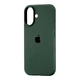 Чохол силіконовий Full Cover для iPhone 17 захисний темно-зелений з максимальним захистом - зображення 1