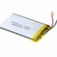 Внутренний аккумулятор литий-ионный 700mAh 3.7V 44x35x3mm универсальный для портативной электроники - изображение 1