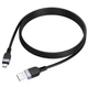 Кабель Hoco X109 Micro USB 1 м 2.4 А силікон для заряджання та передачі даних чорний - зображення 3