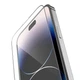 Защитное стекло Ninja Warrior для iPhone 17 Pro черное повышенная прочность олеофобное покрытие комплект для установки - изображение 4