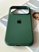Чохол силіконовий Full Cover для iPhone 17 Pro темно-зелений із захистом камери та посиленими кутами Atrovirens - зображення 5