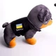 Игрушка-подушка с пледом 110x140 см серый с коричневым Пес Патрон для отдыха и сна - изображение 3