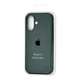 Силіконовий чохол Full Cover для iPhone 17 захист камери зелений Pine Green - зображення 2