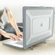 Накладка TPU PC Hex Shield для MacBook Pro 16 дюймів 2024 2023 2021 сірий - зображення 4