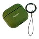 Футляр TPU Spigen Leather Armor для AirPods 3 Pitch Green термопластичный полиуретан с нейлоновым шнурком - изображение 7