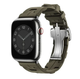 Ремінець для Apple Watch Hermes 38 40 41 мм силікон Official Khaki із застібкою пряжка - зображення 3