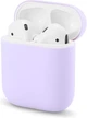 Футляр силіконовий з карабіном для AirPods 1 2 колір пурпуровий 39 - зображення 4