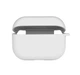 Силіконовий футляр з карабіном для Airpods Pro 09 White зносостійкий захисний чохол. - зображення 4
