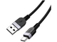 Кабель Hoco X109 Energy 1 м 3 А USB-A Type-C чорний силікон для заряджання та передачі даних - зображення 7