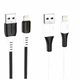 Кабель USB Lightning 1м 2.4А чорний Hoco X82 для заряджання пристроїв Apple - зображення 2