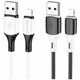 Кабель USB Lightning 2.4A 1м Чорний Силікон Borofone BX79 - зображення 2