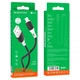 Кабель USB Lightning 2.4A 1м Чорний Силікон Borofone BX79 - зображення 4