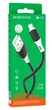 Кабель USB Lightning 2.4A 1м Чорний Силікон Borofone BX79 - зображення 5