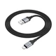 Кабель USB Micro 2.4A 1м чорний нейлон Hoco X102 для заряджання та передачі даних - зображення 7