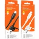 Кабель USB Borofone BX91 Type-C 3A 1м белый PVC для зарядки и синхронизации - изображение 2