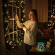 Новорічна гірлянда Роса від мережі, 50м (500 LED) + пульт, RGB - зображення 2