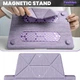 Накладка PC Fabric AMO-TRI для MacBook Air 13 дюймов 2018 2020 Purple - изображение 6