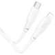 Кабель USB Type-C to Lightning 2м 20W для заряджання iPhone iPad білий Hoco X93 Force - зображення 4