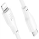Кабель USB Type-C to Lightning 2м 20W для заряджання iPhone iPad білий Hoco X93 Force - зображення 5