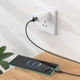 Кабель USB Type-C 3А 1м для заряджання та передачі даних Hoco X89 Wind чорний нейлонова обплетення - зображення 7