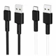 Кабель USB Type-C 1м 5А силикон черный Borofone BX31 для зарядки и передачи данных - изображение 2