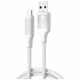 Кабель USB Type-C 3A 1м білий PVC для заряджання та передачі даних модель XO-NB265 - зображення 1