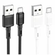 Кабель USB Micro 1м 2.4А Hoco X83 белый для зарядки и передачи данных из PVC с четырьмя жилами - изображение 2