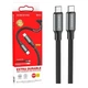 Кабель USB Type-C to Type-C 60Вт 3А 1м черный Borofone BX82 для зарядки и передачи данных - изображение 4