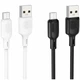 Кабель USB Micro 2.4A 1м силиконовый белый для зарядки и передачи данных Borofone BX113 - изображение 2