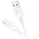 Кабель USB Micro 2.4A 1м силиконовый белый для зарядки и передачи данных Borofone BX113 - изображение 5