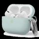 Силіконовий футляр з мікрофіброю для AirPods Pro 21.Sea blue з карабіном - зображення 4