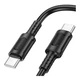 Кабель USB Type-C to Type-C 60W 1м 3A Черный Borofone BX111 - изображение 8