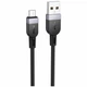 Кабель USB Hoco X109 Micro 2.4A 3м черный силиконовый для зарядки и передачи данных - изображение 1