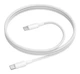 Кабель USB Type-C to Type-C 60W 1м 3A білий Borofone BX117 для швидкого заряджання та передачі даних - зображення 7