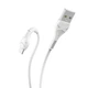 Кабель USB Micro 1 м 2 4 А для заряджання та синхронізації Hoco X37 білий полівінілхлорид - зображення 3