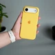 Чехол силиконовый Full Cover для iPhone 17 Air защитный с максимальной защитой Canary Yellow - зображення 3