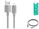 Кабель USB Micro 2.4A 1м серый Hoco X107 пластик - изображение 3