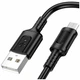 Кабель USB Micro 2.4A 1м ПВХ черный Borofone BX111 для зарядки и передачи данных - изображение 1