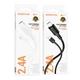 Кабель USB Micro 2.4A 1м ПВХ черный Borofone BX111 для зарядки и передачи данных - изображение 3